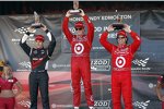 Scott Dixon (Ganassi) Will Power (Penske) Dario Franchitti (Ganassi) 