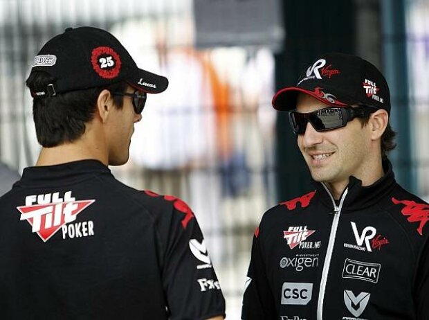 Lucas di Grassi und Timo Glock Lucas di Grassi und Timo Glock