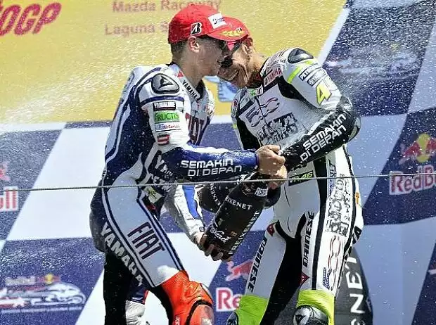 Titel-Bild zur News: Valentino Rossi, Jorge Lorenzo