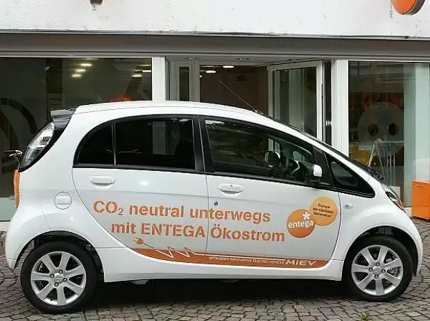 Mitsubishi i-MiEV im Entega-Dress Titel-Bild zur News: Mitsubishi i-MiEV im Entega-Dress