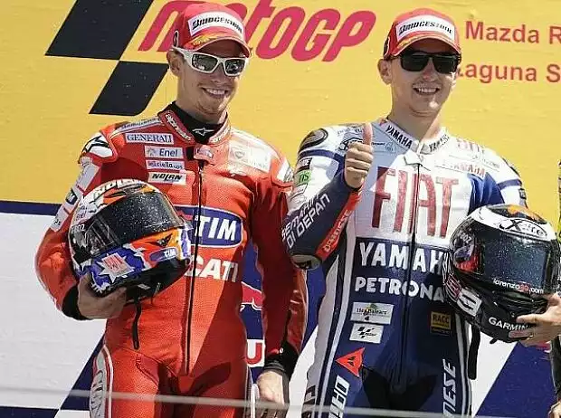 Titel-Bild zur News: Casey Stoner, Jorge Lorenzo