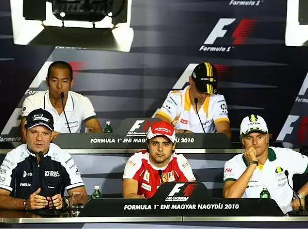 Felipe Massa, Heikki Kovalainen, Robert Kubica, Rubens Barrichello, Sakon Yamamoto Titel-Bild zur News: Felipe Massa, Heikki Kovalainen, Robert Kubica, Rubens Barrichello, Sakon Yamamoto