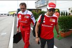 Stefano Domenicali (Teamchef) und Felipe Massa (Ferrari) 