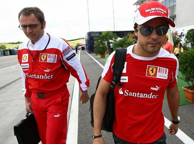 Felipe Massa, Stefano Domenicali (Teamchef)