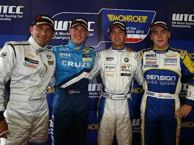 Colin Turkington, Gabriele Tarquini, Norbert Michelisz, Robert Huff Titel-Bild zur News: Colin Turkington, Gabriele Tarquini, Norbert Michelisz, Robert Huff