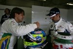 Augusto Farfus und Andy Priaulx (BMW Team RBM) bereiten sich vor