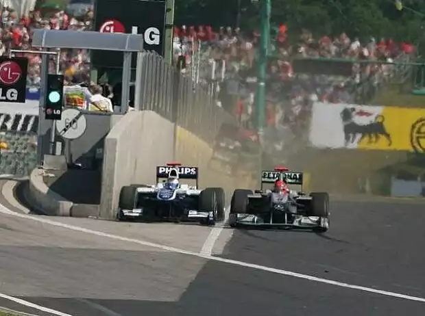 Titel-Bild zur News: Michael Schumacher, Rubens Barrichello