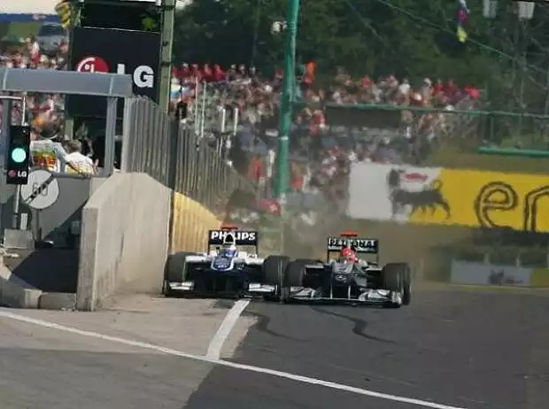 Titel-Bild zur News: Michael Schumacher, Rubens Barrichello