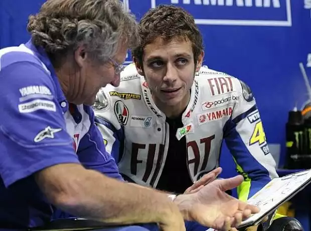 Valentino Rossi und Jeremy Burgess Titel-Bild zur News: Valentino Rossi und Jeremy Burgess