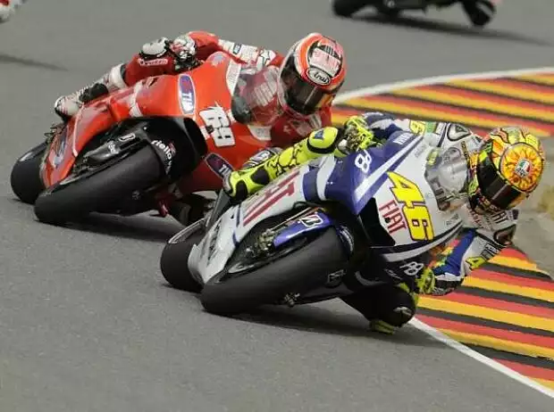 Valentino Rossi, Nicky Hayden Titel-Bild zur News: Valentino Rossi, Nicky Hayden