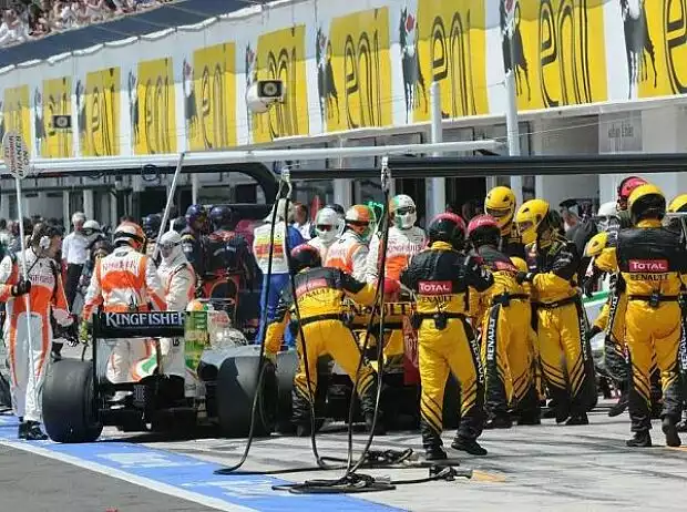 Robert Kubica, Adrian Sutil Titel-Bild zur News: Robert Kubica, Adrian Sutil
