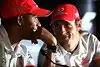 Bild zum Inhalt: Hamilton und Button weiter gut gelaunt