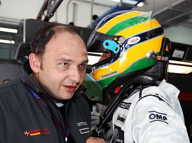 Colin Kolles und Bruno Senna Colin Kolles und Bruno Senna