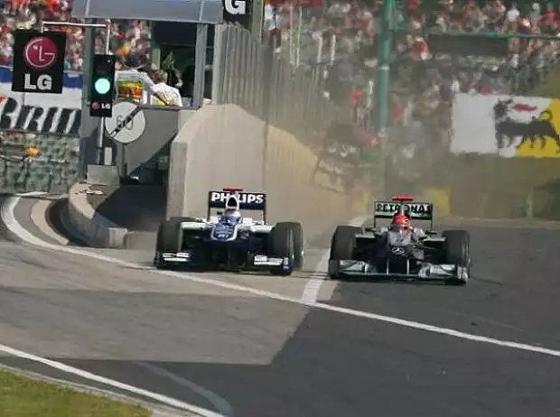 Titel-Bild zur News: Michael Schumacher, Rubens Barrichello