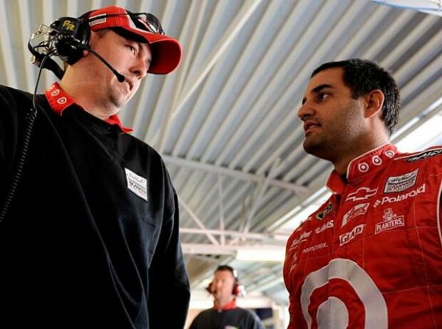 Juan Pablo Montoya Brian Pattie Crewchief Juan Pablo Montoya Brian Pattie Crewchief