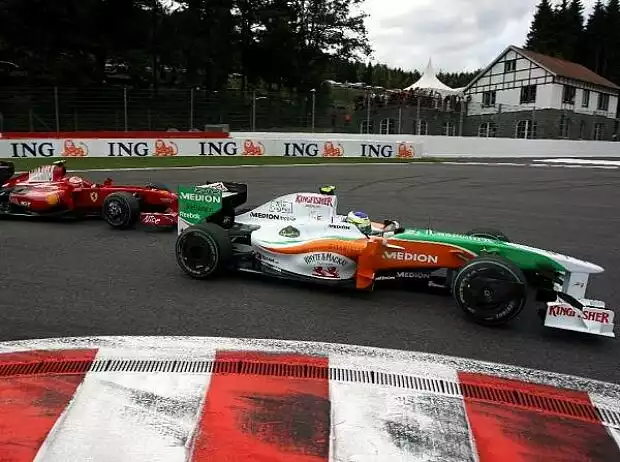 Titel-Bild zur News: Giancarlo Fisichella, Kimi Räikkönen
