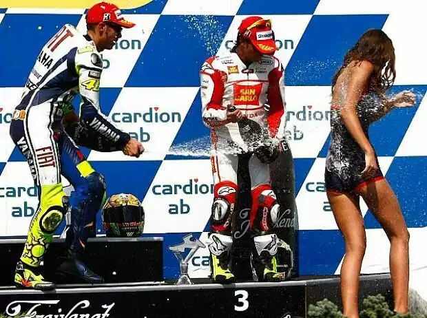 Valentino Rossi, Antonio Elias Titel-Bild zur News: Valentino Rossi, Antonio Elias