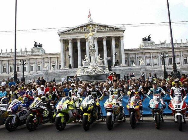 Titel-Bild zur News: MotoGP meets Vienna