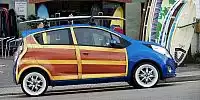 Bild zum Inhalt: Chevrolet zeigte Spark Woody Wagon bei Boardmasters