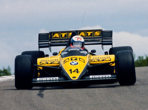 Manfred Winkelhock in der Formel 1 1984 in Dijon im ATS-BMW