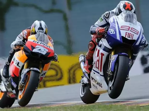 Jorge Lorenzo, Daniel Pedrosa Titel-Bild zur News: Jorge Lorenzo, Daniel Pedrosa