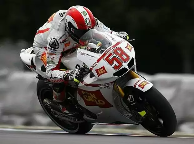 Marco Simoncelli Titel-Bild zur News: Marco Simoncelli