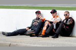 Kyle Busch, Joey Logano und Chase Austin 