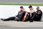 Kyle Busch, Joey Logano und Chase Austin 