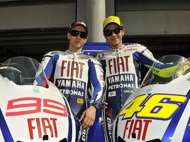 Titel-Bild zur News: Jorge Lorenzo, Valentino Rossi