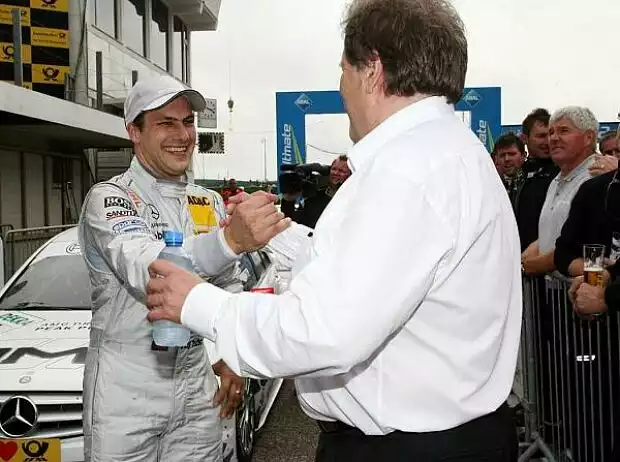Gary Paffett, Norbert Haug (Mercedes-Motorsportchef) Titel-Bild zur News: Gary Paffett, Norbert Haug (Mercedes-Motorsportchef)