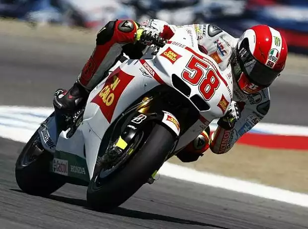 Marco Simoncelli Titel-Bild zur News: Marco Simoncelli