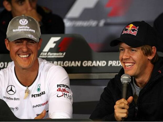 Michael Schumacher und Sebastian Vettel Michael Schumacher und Sebastian Vettel