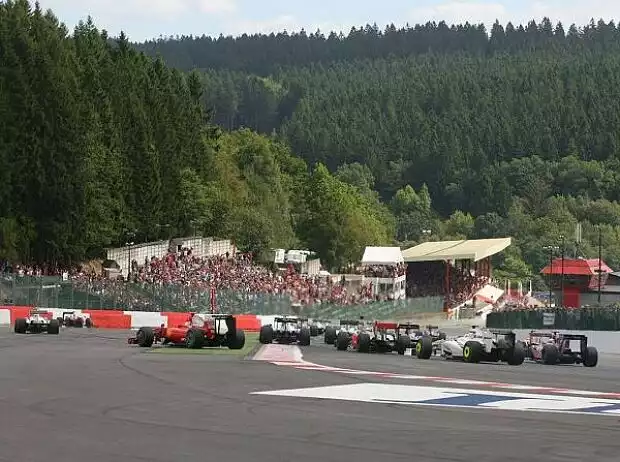 Start in Spa-Francorchamps 2009 Titel-Bild zur News: Start in Spa-Francorchamps 2009