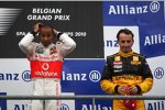 Lewis Hamilton (McLaren) und Robert Kubica (Renault) 