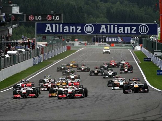 Start in Spa-Francorchamps 2010