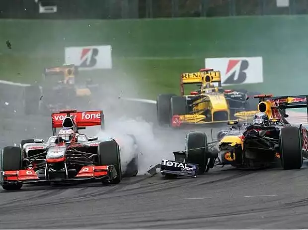 Titel-Bild zur News: Jenson Button, Sebastian Vettel