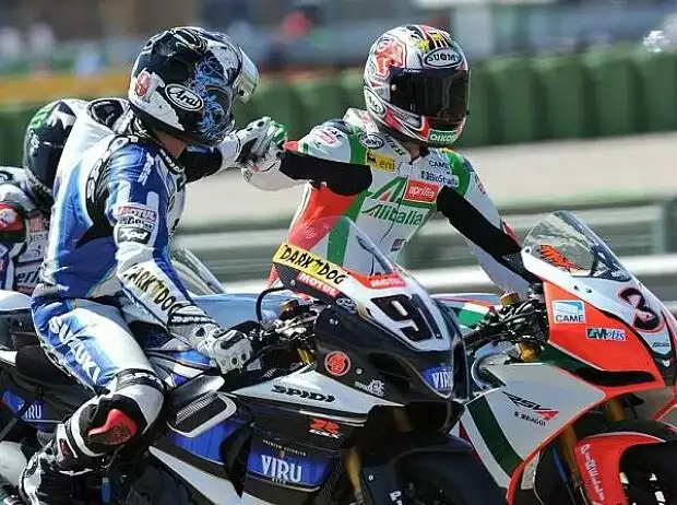 Max Biaggi; Leon Haslam Titel-Bild zur News: Max Biaggi; Leon Haslam