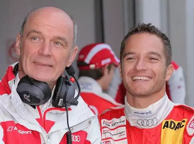 Titel-Bild zur News: Wolfgang Ullrich (Audi Sportchef), Timo Scheider