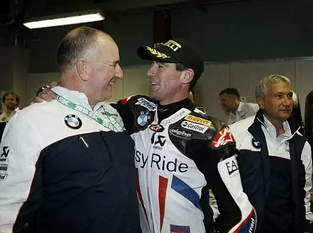 Troy Corser, Berthold Hauser, Davide Tardozzi Titel-Bild zur News: Troy Corser, Berthold Hauser, Davide Tardozzi