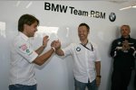 Andy Priaulx (BMW Team RBM) und Augusto Farfus (BMW Team RBM) 