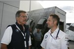 Andy Priaulx (BMW Team RBM) im Gespräch mit Mario Theissen (BMW Motorsport Direktor) 