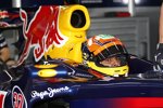 Karun Chandhok mit dem Red-Bull-Showcar in Yeongam/Südkorea