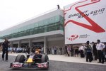 Karun Chandhok mit dem Red-Bull-Showcar in Yeongam/Südkorea