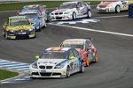 Sergio Hernandez (Proteam) vor Fredy Barth (Sunred) 