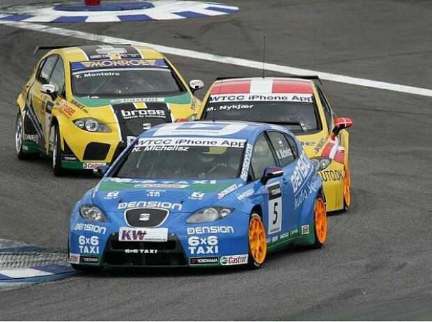 Michel Nykjaer, Tiago Monteiro, Norbert Michelisz Michel Nykjaer, Tiago Monteiro, Norbert Michelisz