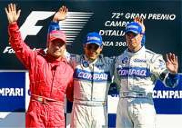 Podium Monza 2001