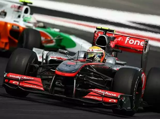 Lewis Hamilton, Vitantonio Liuzzi Titel-Bild zur News: Lewis Hamilton, Vitantonio Liuzzi