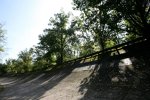 Blick auf die alte Steilkurve in Monza