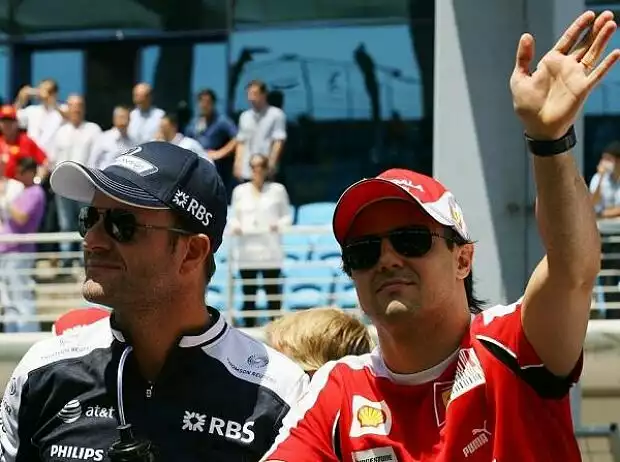 Titel-Bild zur News: Felipe Massa, Rubens Barrichello