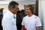 Mario Theissen (BMW Motorsport Direktor) und Sebastian Vettel (Red Bull) 